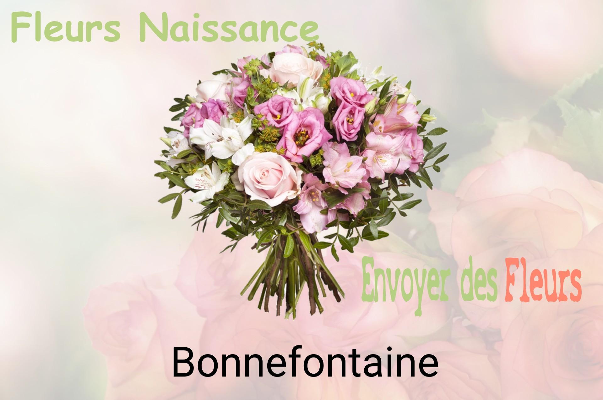 Bouquet de fleurs de naissance livré à Bonnefontaine